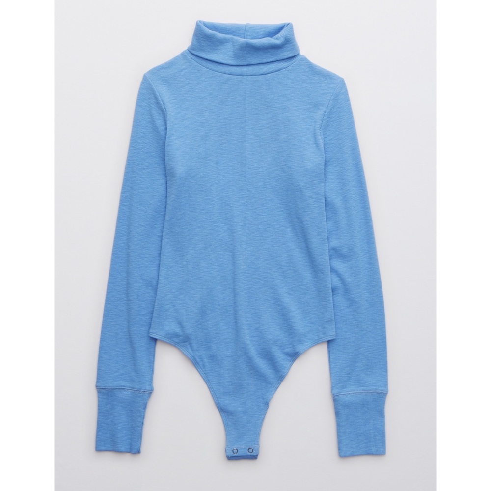 Aerie Ribbed Longsleeve Turtleneck Bodysuit